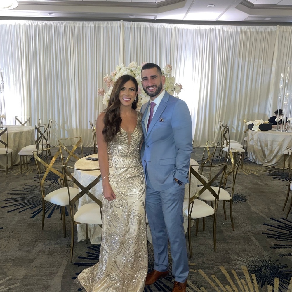 Champagne Gold Gown From Tevam Dresses Gem